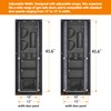 INKUITEN Gun Safe Door Organizer,Gun Safe Door Panel Organizer with
