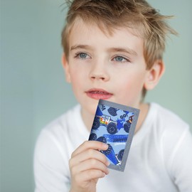 Leehoom Kids Wallet for Boys, RFID Trifold Canvas Outdoor Sports Wallet for Kids,Kids Festivals gifts,Birthday Gifts Wallet - Kart