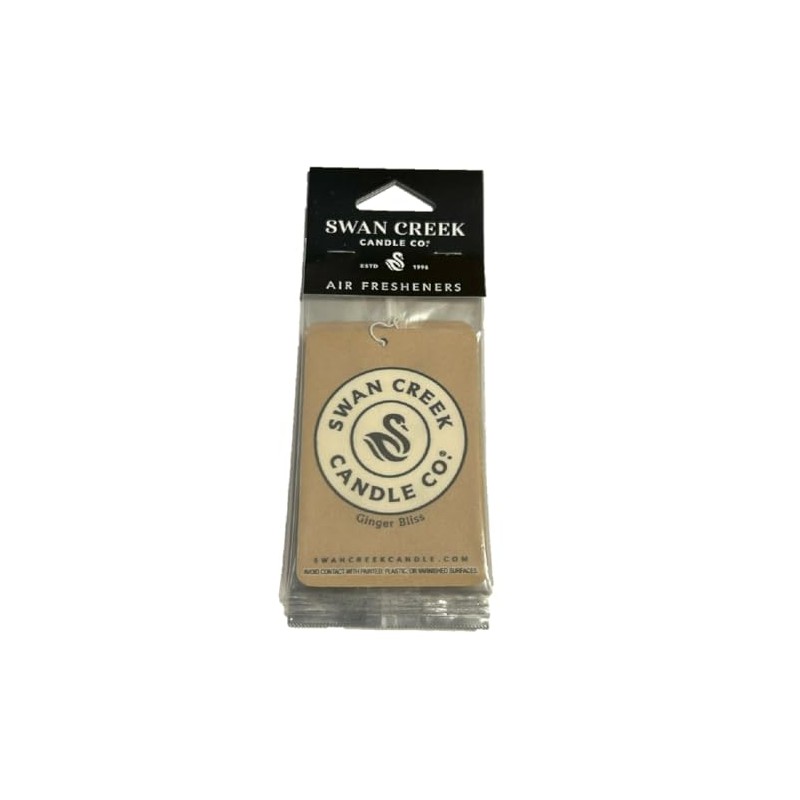 Swan Creek Candle Co. Ginger Bliss Hanging Car Air Freshener