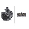 HELLA 8ET 009 149-371 Air Mass Sensor - Pipe-neck