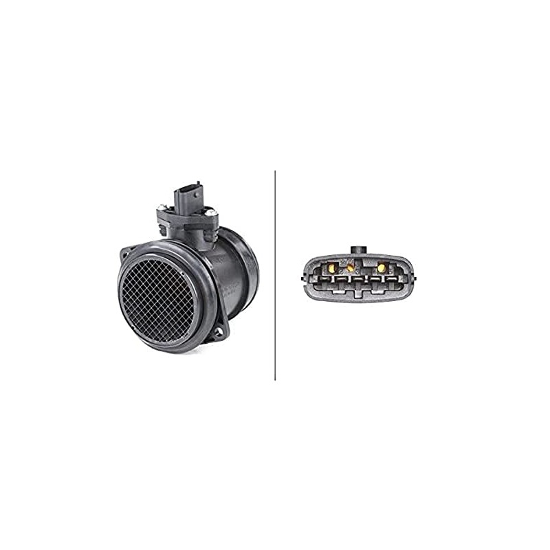 HELLA 8ET 009 149-371 Air Mass Sensor - Pipe-neck