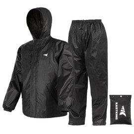 KastKing KastKing AquaLite Waterproof Rain Suit for Men and Women, Loose Fit, Lightweight, Durable Rain Gear