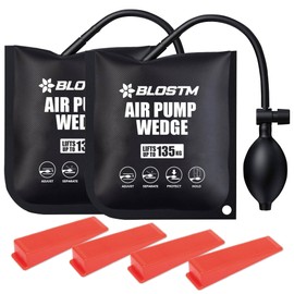 BLOSTM Air Wedge Pump Up Bag - 2 PACK Air Wedge Heavy Duty Car Door Window Frame Air Wedge Alignment Tool - Home & Auto Fittings, Installation & Repair - Air Bags for Lifting Door up to 135kg - 2 PCS