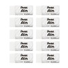 Pentel Erasers, Pentel Ain Stick, Small, 10 Pieces ZEAC06STAMZ