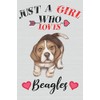 Just A Girl Who Loves Beagles: Cute Line Journal Notebook | Gift For Beagle Lover | Who Are Beagles Moms and Sisters | Notebook, 100 Pages, 6x9" | Gifts For Beagle Owners