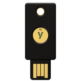 Yubico セキュリティキー YubiKey 5 NFC ログイン/U2F/FIDO2/USB-A ポート/2段階認証/高耐久性/耐衝撃性/防水