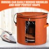 Suzile 4 Pcs Hat Boxes Oversized Round Cowboy Hat Storage