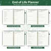 End of Life Planner, Spiral Estate Planning Organizer with Tabs