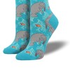 Socksmith Oh The Hu-Manatee Bright Blue One Size