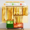 Raybee Clothes Racks for Hanging Clothes with Shelves, Adjustable Clothing