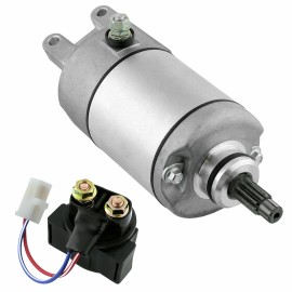 Caltric Starter W/ Relay Solenoid For Honda Fourtrax 300 TRX300 TRX300FW 2X4 4X4 1988-00