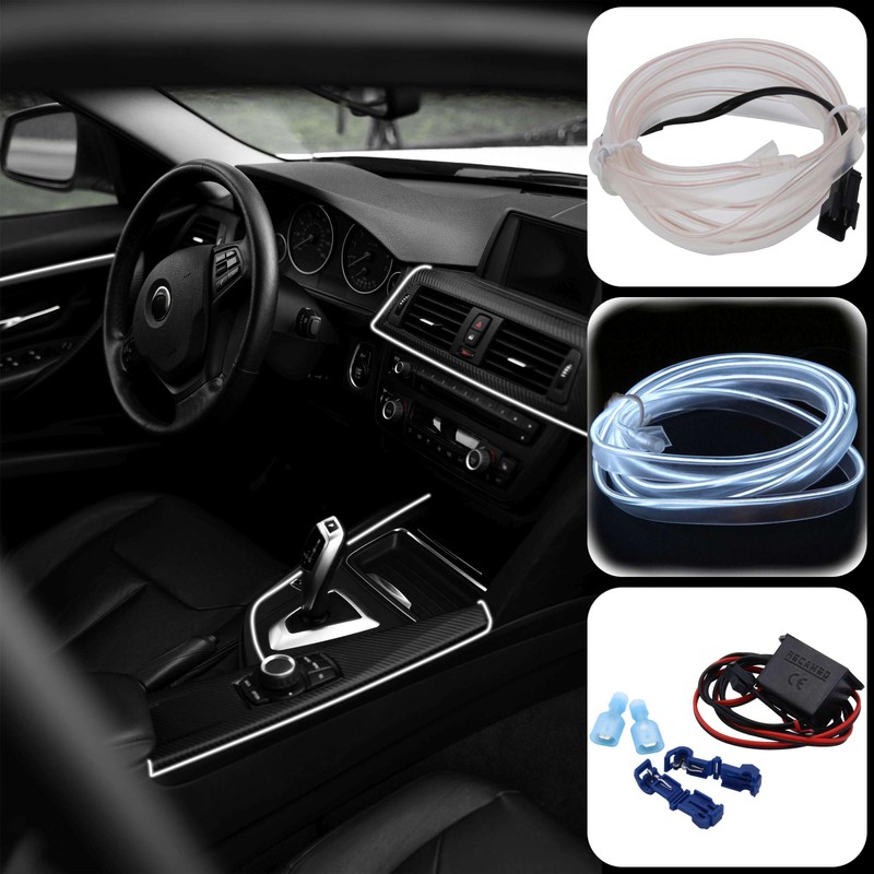 Recambo 6 m EL Wire LED Ambient Lighting, 12 V
