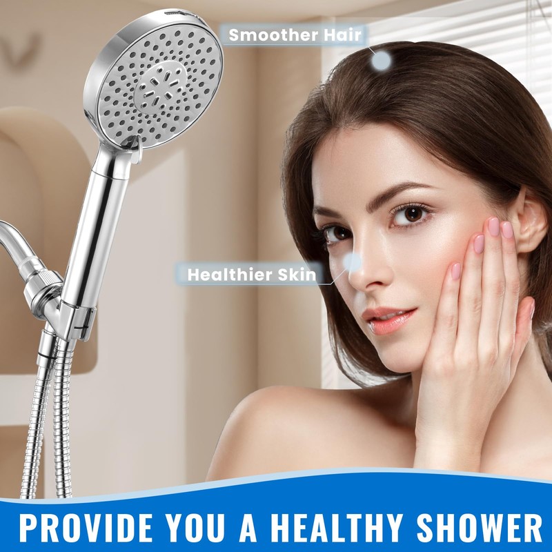Ryamen 2 Pack Replacement Filters for Handheld Shower Head -
