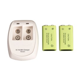 Garrett Recharger Kit for Garrett SuperWand and THD - 2 NiMH Batteries and 110 Volt Charger 1612000