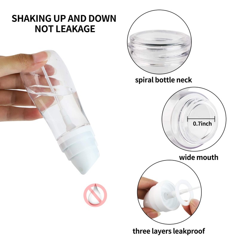 Small Spray Bottle with Fine Mist, 2 Pack 3.4oz/100ml Travel