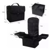 Maletines De Maquillaje Profesional Impermeable 4 Niveles Negro
