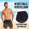 Men's Swimming Trunks – In Various Colours - blue, size: