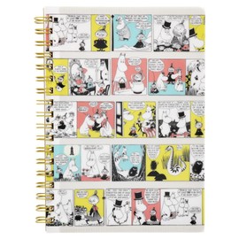 Sunstar Stationery Moomin Notebook Ring, Comic Pattern S2639661