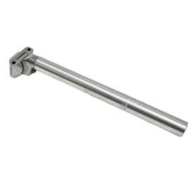 KALIN Bicycle Aluminum Seatpost Seat Pillar Diameter 1.0 inch (26.0 mm) Silver Saddle Clamp Included