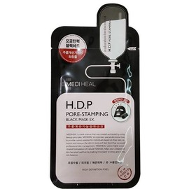 Mediheal HDP Pore Stamping Black Mask EX 1 Sheet / HDP 포어스탬핑 블랙 마스크 이엑스 1매