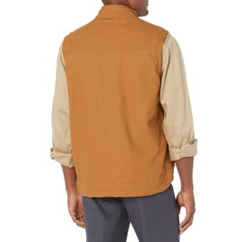 Walls mens Super Duck Lined Vest Work Utility Outerwear, Pecan, Large US