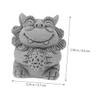 Levemolo 2pcs Mini Lion Statue Sturdy Decorative Lion Figurine Chinese