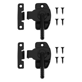 ECSiNG Pack of 2 Smoker Door Latch with Screws Locks Leaf Cabinet Door Connection Metal Lock Bolt Set Compatible with Pit Boss Pro Series II 4 Fog Machines
