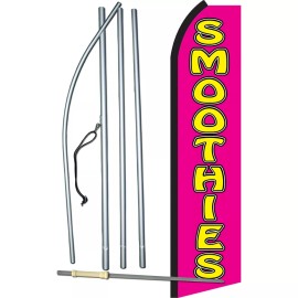 NeoPlex Smoothies Pink/Yel Swooper Flag Kit
