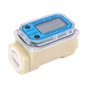 Mini Digital Turbine Flowmeter Diesel Fuel Flow Meter 10‑90L/min 1"