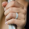 ROQ Silicone Rubber Wedding Ring for Women, Rubber Silicone Wedding