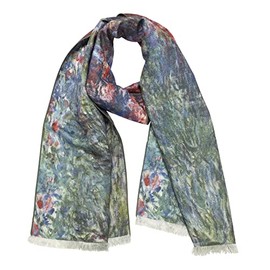 House at Giverny Under Roses ViscosePoly Scarf