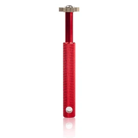 HIFROM Groove Sharpener with 6 Heads - Golf Re-Grooving Tool and Cleaner for All Irons Pitching Sand Lob Gap and Approach Wedges and Utility Clubs Red Color