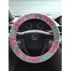 Designer Lilly Fabric steering wheel cover