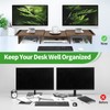 Zimilar Dual Monitor Stand Riser, Monitor Stand with Adjustable Length