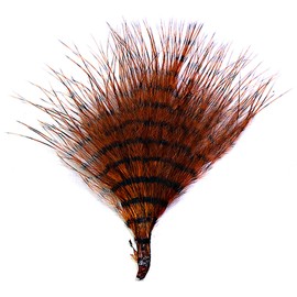 Montana Fly MFC Mini Barred Marabou - 3'''' - 5'''' | Burnt Orange/Barred Black
