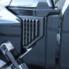 MODY 2x Matt Black Fender Vent Trim Side Cover For