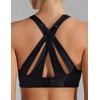 WingsLove Women's High Impact Sports Bra Wireless Cross Back Running