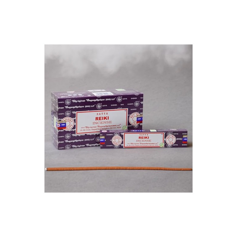 Satya Incense Sticks, 12 Packs x 15g, Reiki