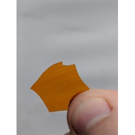 De-Waxed Orange Shellac Flakes 1 lb. (16 oz.)