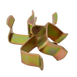 2 x Metal U Clips for Connecting Divan Bed Supports or Ottoman Bed Supports (Pack of 2)