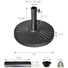 EliteShade USA Umbrella Base Stand Market Patio Outdoor Heavy Duty