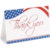 Pipilo Press 120 Pack 4x6-inch Bulk Patriotic Thank You Cards
