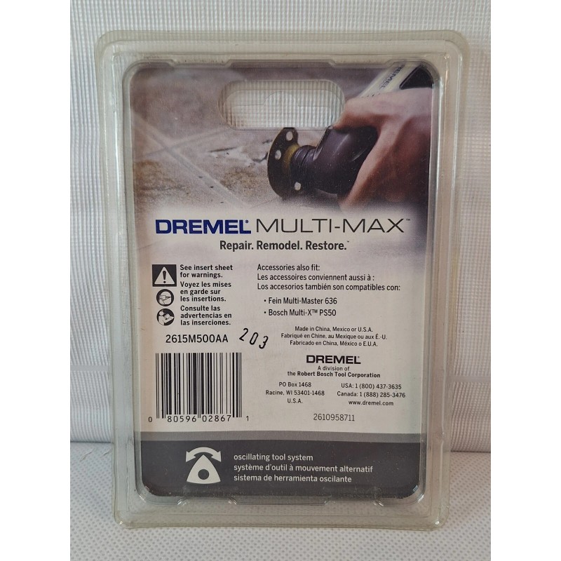 Dremel MM500 1/8" Grout Removal Blade - Gold