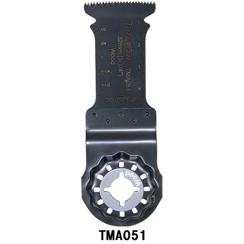 Makita Multi-Tool Replacement Blade Set of 5 with Accessory Bag