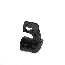 Wedge-It Compact Black Doorstop Holds Doors Open 90 Degrees Durable Lightweight Portable