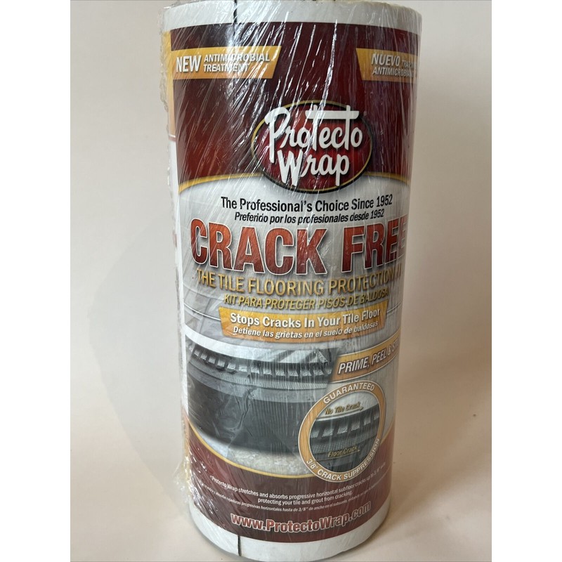 Protecto Wrap Crack Free Tile Floor Kit Anti-fracture & Suppression