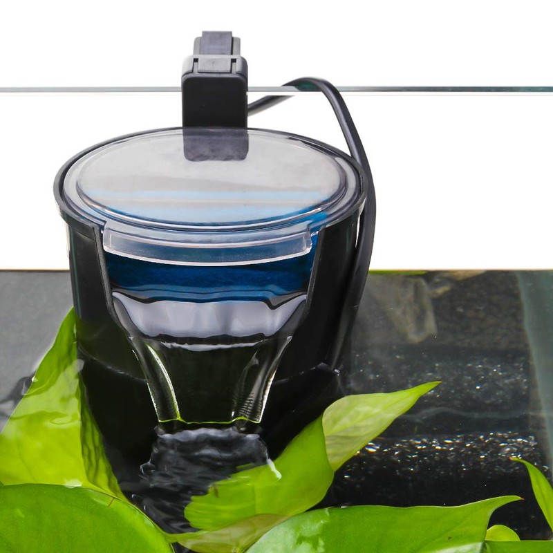 Senzeal Aquarium Turtle Filter Quiet Low Water Level Filter Pump