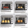 Gonioa Set of 4 Non-Stick Toaster Oven Bakeware, Carbon Steel,
