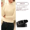 (Thanks to Kyoto) Genuine Leather Women's Belt, Simple, Casual, Leather,