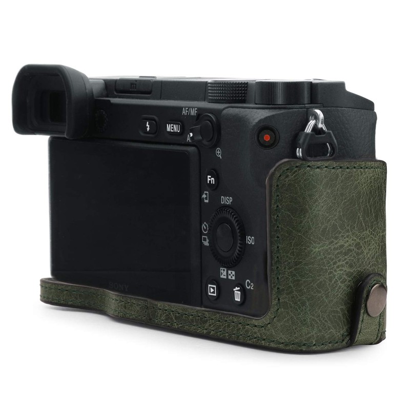 MegaGear MG1644 Ever Ready Genuine Leather Camera Half Case compatible